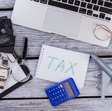 International internet business tax concept.